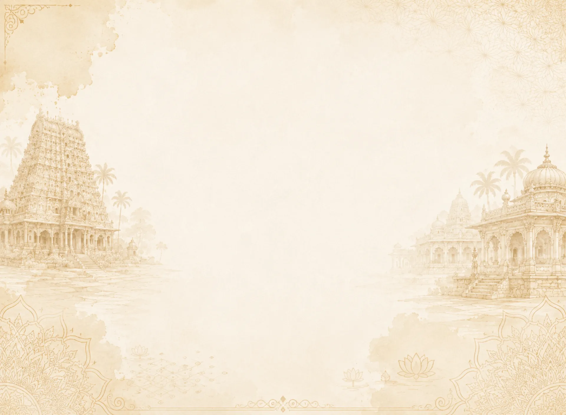 Traditional South Indian Sanctuary Desktop Background